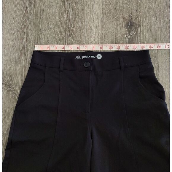 Betabrand Bermuda Casual / Dress Black Solid Short Women's Size Medium - Picture 5 of 7